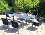 Lichfield Corbas 6 Seat Dining Set