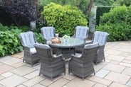 Lichfield Campania 6 Seat Rattan Dining Set