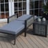 Lichfield Saguara Garden Lounger with Table