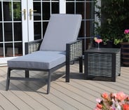 Lichfield Saguara Sun Lounger with Table