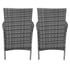 Lichfield Jardí Rattan 2 Seat Bistro Set Grey