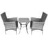 Lichfield Jardí Rattan Bistro Set Light Grey with Table