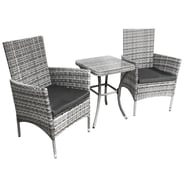 Lichfield Jardi Rattan Bistro Set Light Grey