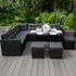 Lichfield 9 Seat Rattan Corner Set with Cushion Storage Box