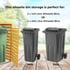 Lichfield Double Wheeliebin Store Sizes