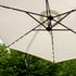 Lichfield Cream 3m Cantilever Parasol with 24 LEDs