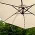 Lichfield Beige 3m Cantilever Parasol with 24 LEDs