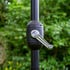 Lichfield Black 2.7m Tilt Parasol Crank