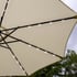 Lichfield Cream 2.7m Tilt Parasol with 32 LEDs