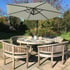 Lichfield Cream 3m Cantilever Garden Parasol