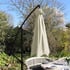 Lichfield Cream 3m Cantilever Parasol Folded