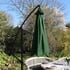 Lichfield Green 3m Cantilever Parasol Folded