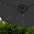 Lichfield Grey 3m Cantilever Parasol with 24 LEDs