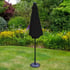 Lichfield Green TIlting Parasol with LEDs