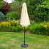 Lichfield Cream TIlting Parasol with LEDs