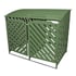 Lichfield Double Wheelie Bin Storage in Sage Green