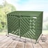 Lichfield Double Wheelie Bin Storage Sage Green Dimensions