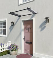 Palram Canopia Nancy 1500 Door Canopy Dark Grey