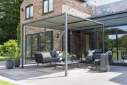 Garden Must Haves 2.8m Sliding Roof Gazebo