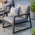 Hemsby Black Aluminium Chair