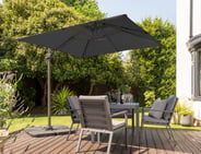 Garden Must Haves Royce Junior 2.5m Cantilever Parasol Carbon