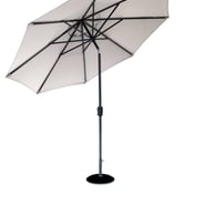 Garden Must Haves Elizabeth 3m Garden Parasol Grey