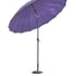 Garden Must Haves Geisha 2.7m Tilting Garden Parasol Purple