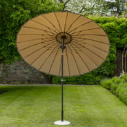 Garden Must Haves Geisha 2.5m Garden Parasol Taupe