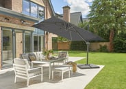 Garden Must Haves Royce Executive 3m Cantilever Parasol Carbon