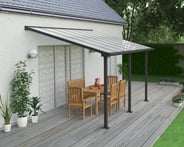 Palram Canopia Olympia 3m x 4m Patio Cover Grey