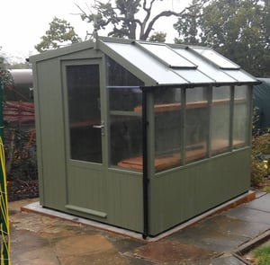 Swallow Jay 6x20 Painted Wooden Potting Shed