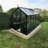 Swallow Kingfisher 6x10 Wooden Greenhouse Olive