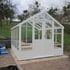 Swallow Raven 8x10 Wooden Greenhouse White