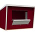 Palmako Kira 3.5m x 2.3m Wooden Kiosk Red Paint