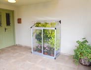 Palram Canopia Lean to Greenhouse - Clear Polycarbonate Glazing