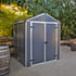 Palram Canopia 6x5 Plastic Rubicon Grey Shed