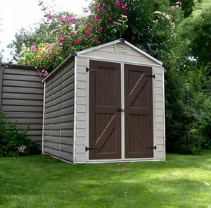 Palram Canopia 6x8 Plastic Skylight Tan Shed