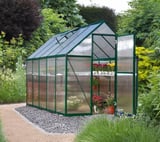 Palram Canopia Mythos 6x10 Green Polycarbonate Greenhouse