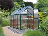 Palram Canopia Mythos 6x10 Green Polycarbonate Greenhouse