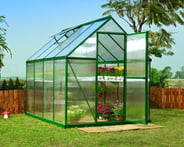 Palram Canopia Mythos 6x8 Green Polycarbonate Greenhouse