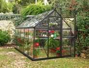 Palram Canopia Harmony 6x10 Grey Greenhouse - Clear Polycarbonate