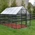 Palram Grey Hybrid 6x10 Polycarbonate Greenhouse in Grey