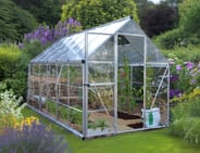 Palram Canopia Hybrid 6x12 Silver Polycarbonate Greenhouse