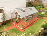 Palram Canopia Hybrid 6x14 Silver Polycarbonate Greenhouse