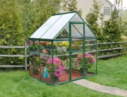 Palram Canopia Hybrid 6x4 Green Polycarbonate Greenhouse