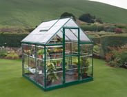 Palram Canopia Hybrid 6x6 Green Polycarbonate Greenhouse