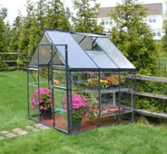 Palram Canopia Hybrid 6x6 Grey Polycarbonate Greenhouse