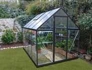 Palram Canopia Hybrid 6x8 Grey Polycarbonate Greenhouse