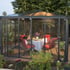 Palram - Canopia Ledro 3600 Gazebo Gardenroom Side