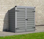 Palram Canopia Voyager 4x3 Plastic Storage Unit Grey